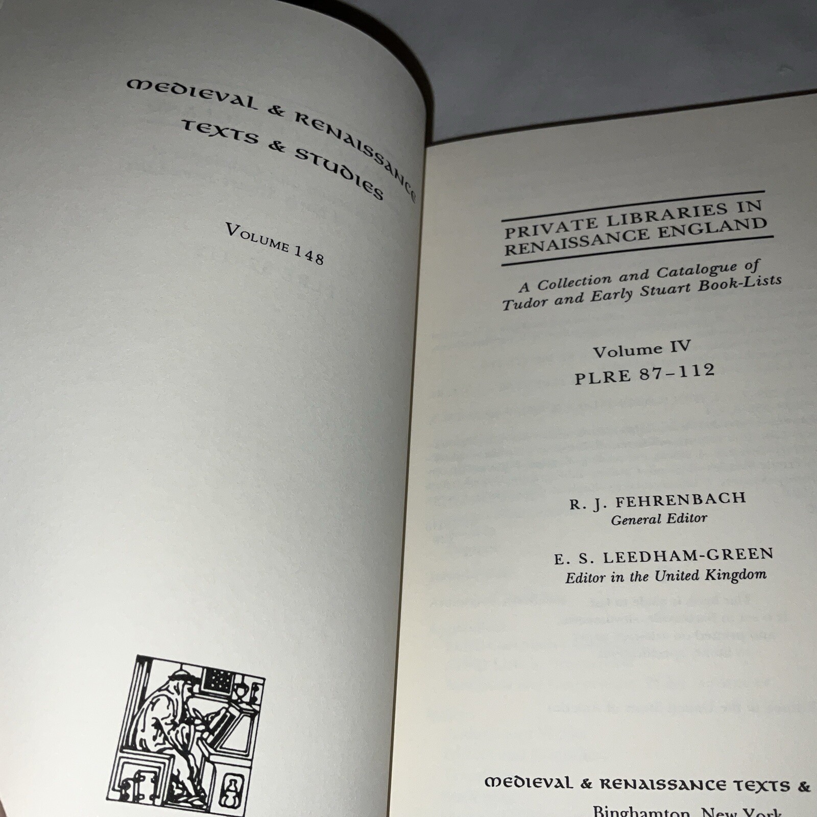 Private Libraries in Renaissance England: A Collection and Catalogue of Tudor