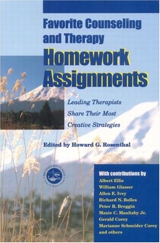 FAVORITE COUNSELING AND THERAPY HOMEWORK ASSIGNMENTS: By Howard Rosenthal *VG+*