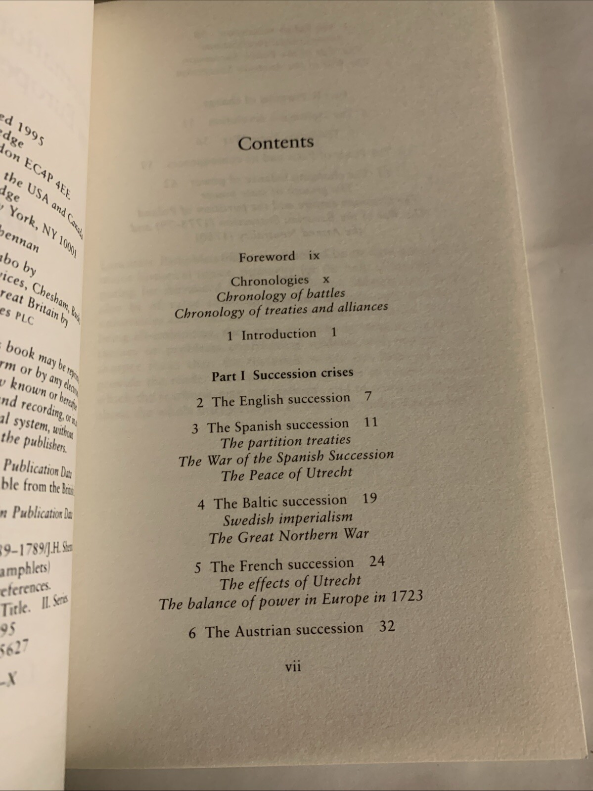 International Relations in Europe, 1689-1789 (Lanc… by Shennan, J.H. Paperback