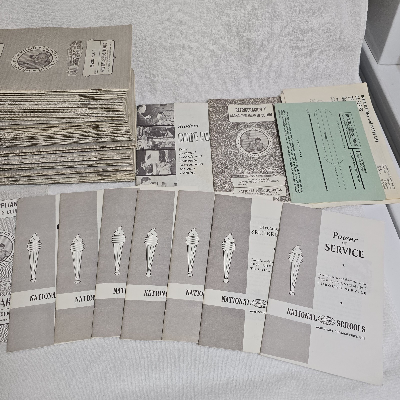 VTG National Technical Schools Air Conditioning Refrigeration HVAC Course Books