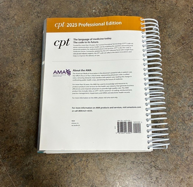 CPT Professional 2025 by American Medical Association (2024, Spiral)