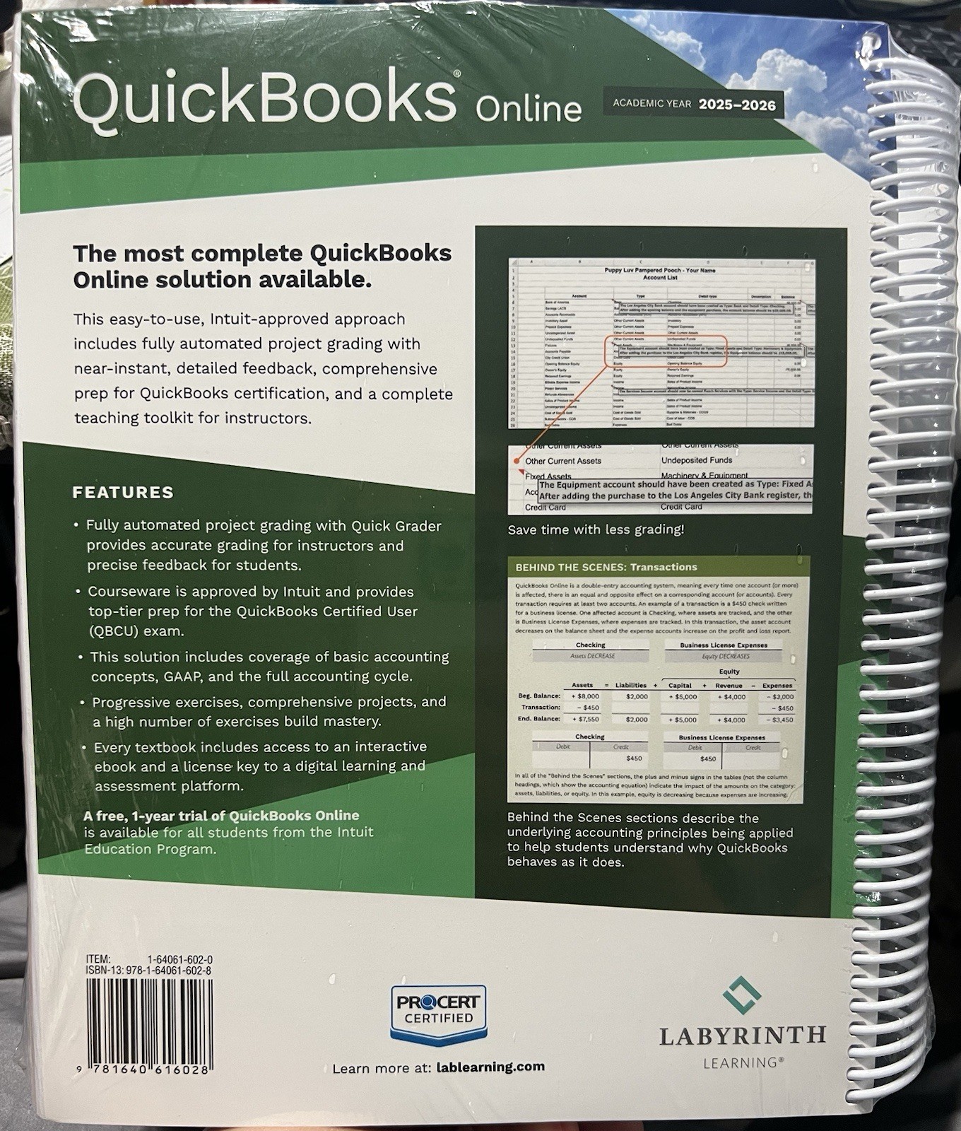 QuickBooks Online: Comprehensive, Academic Year 2025-2026 by Patricia Hartley