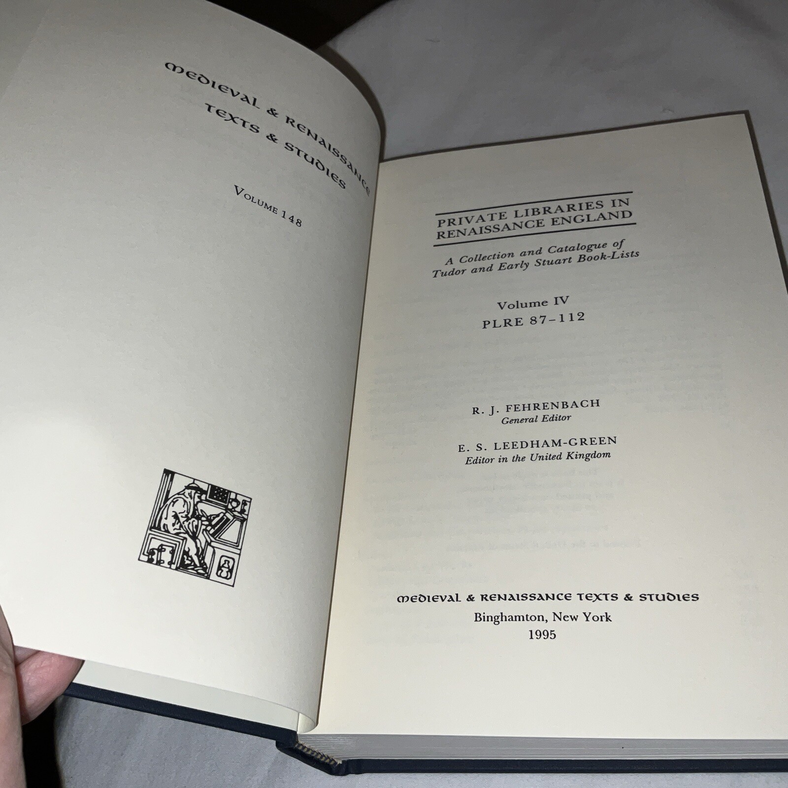 Private Libraries in Renaissance England: A Collection and Catalogue of Tudor
