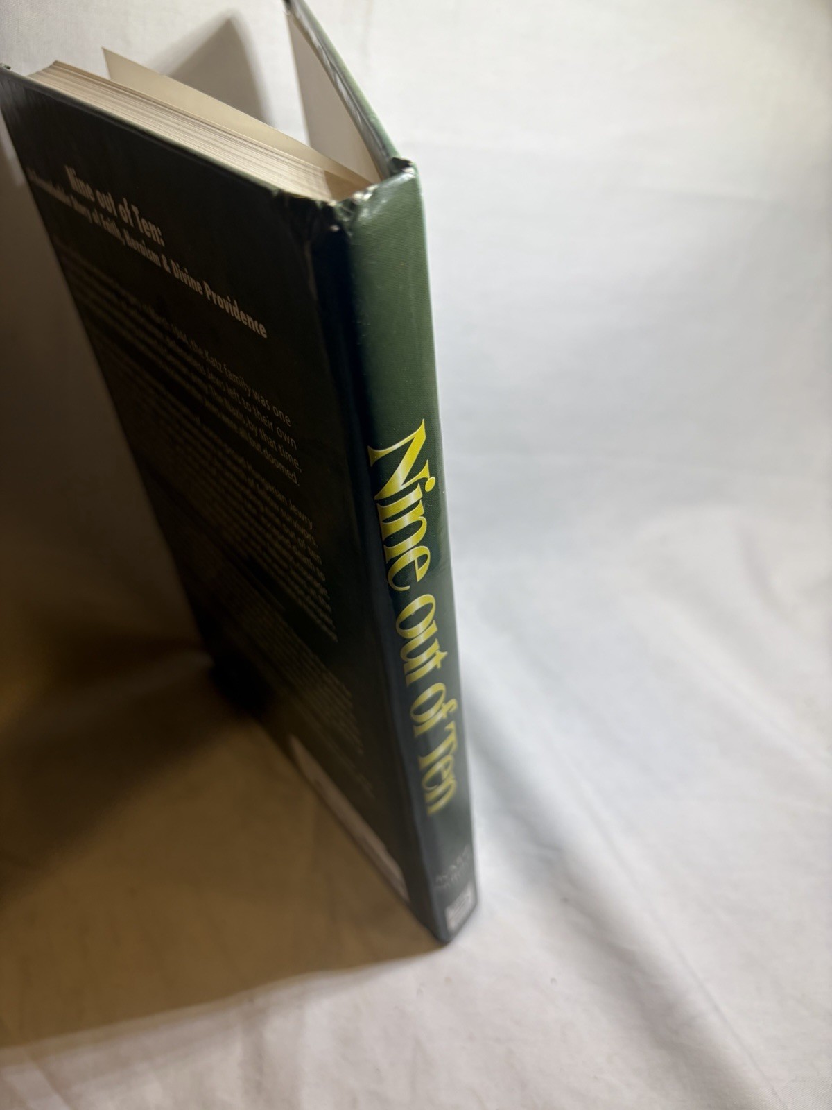 NINE OUT OF TEN By Moshe Katz – Hardcover **BRAND NEW**