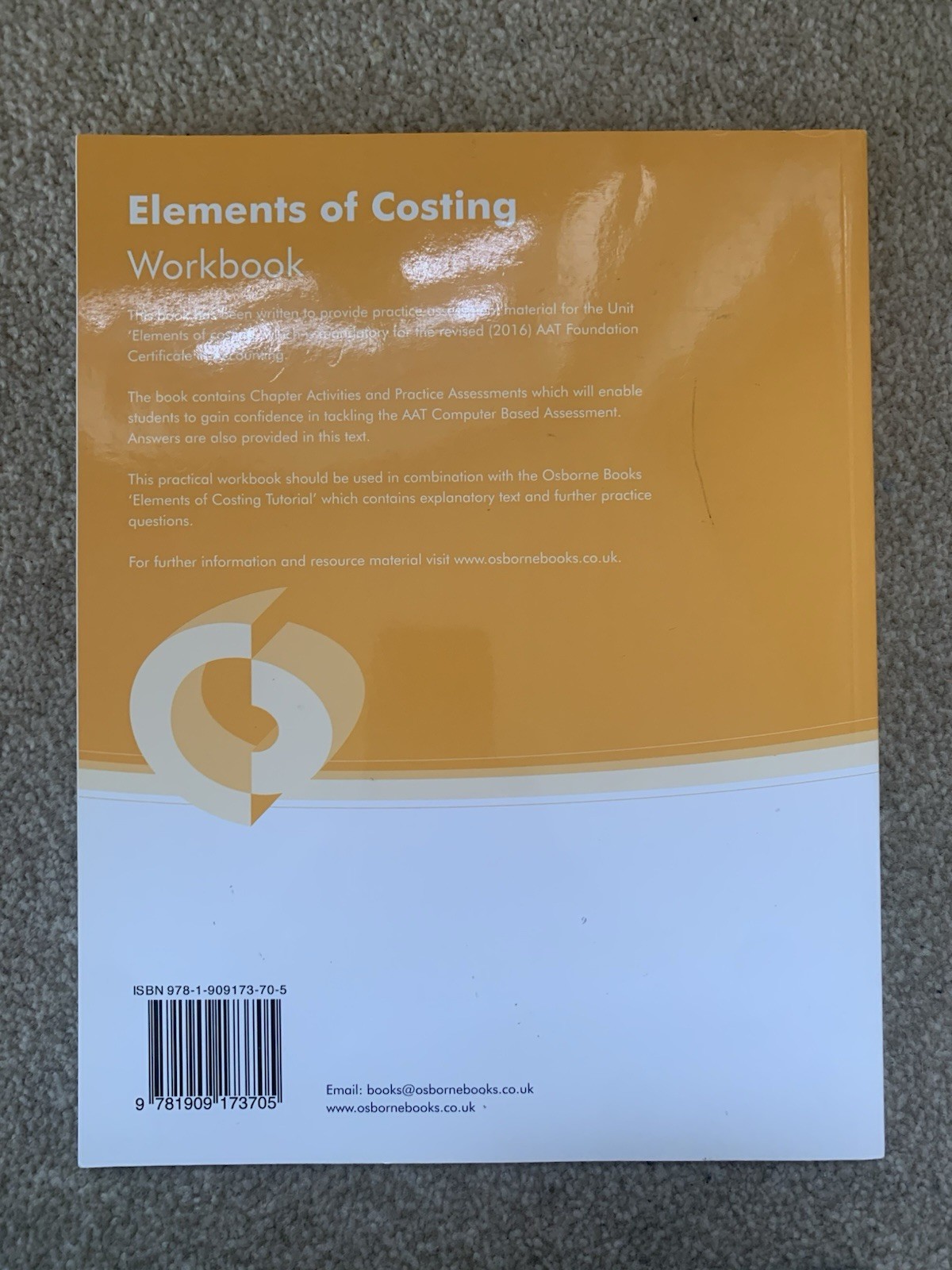 5 FOUNDATION CERTIFICATE IN ACCOUNTING WORKBOOKS IOSBOURNE BOOKS