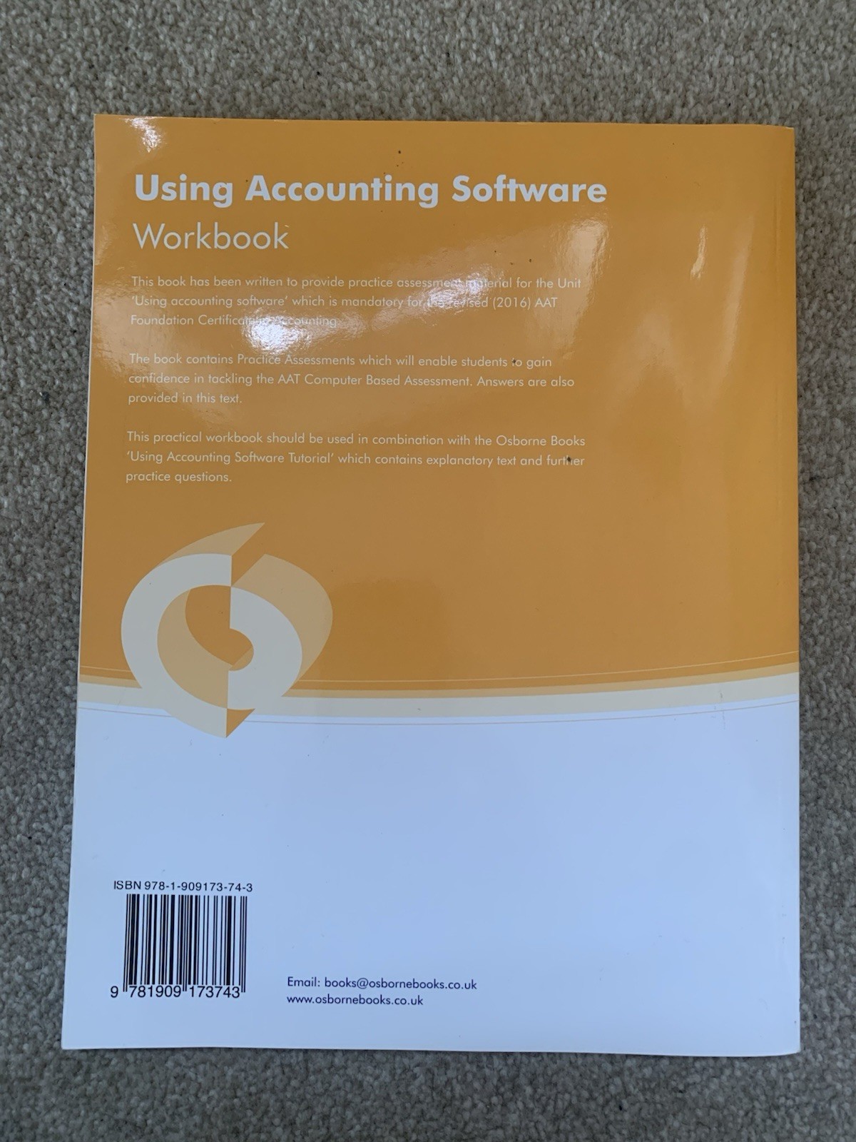 5 FOUNDATION CERTIFICATE IN ACCOUNTING WORKBOOKS IOSBOURNE BOOKS