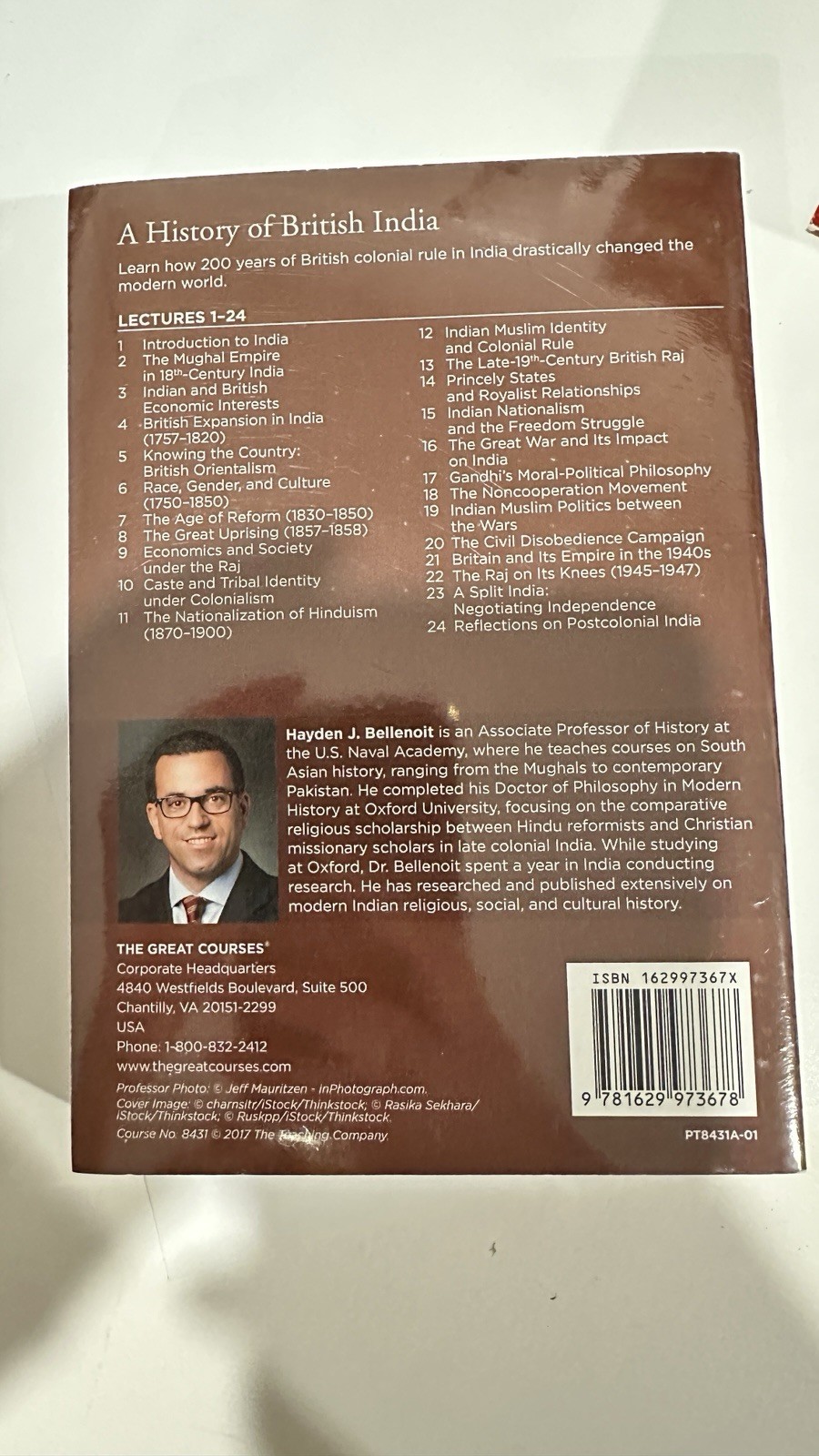 History of British India by Hayden J. Bellenoit (2016, Trade Paperback)
