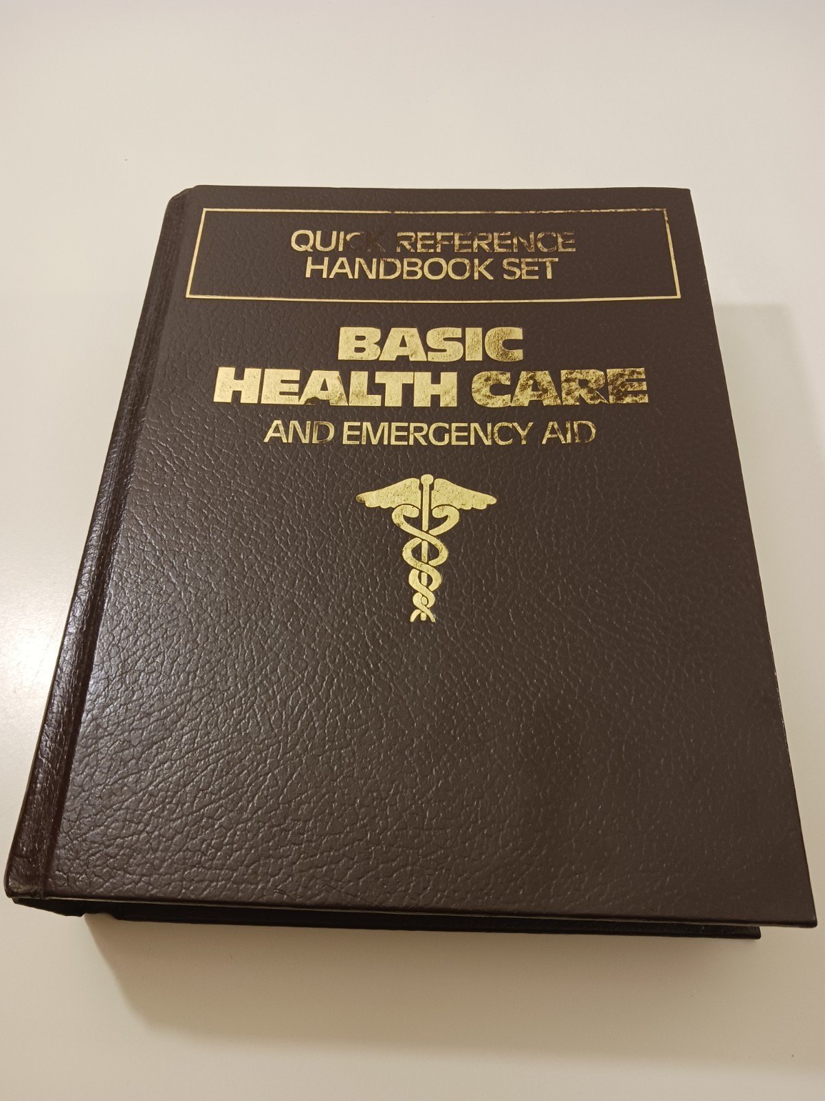 Vintage 1984 Quick Reference Handbook Set Basic Health Care and Emergency Aid
