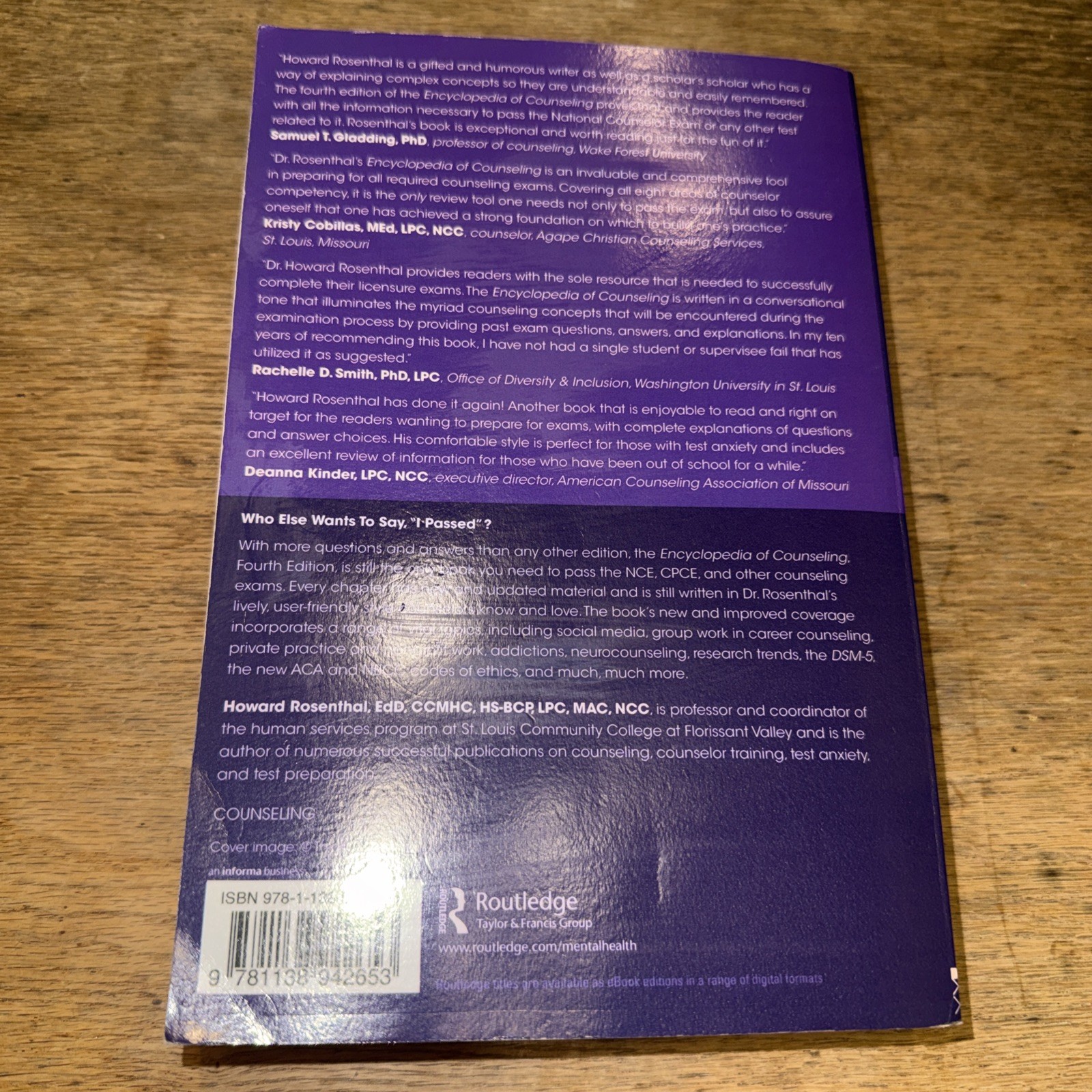 Encyclopedia of Counseling : Master Review and Tutorial for the National…4th