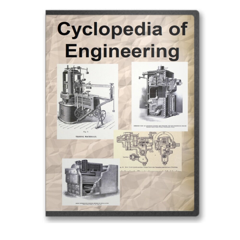 Cyclopedia of Engineering 7 Volume Set Engines Turbines Boilers More CD – D223