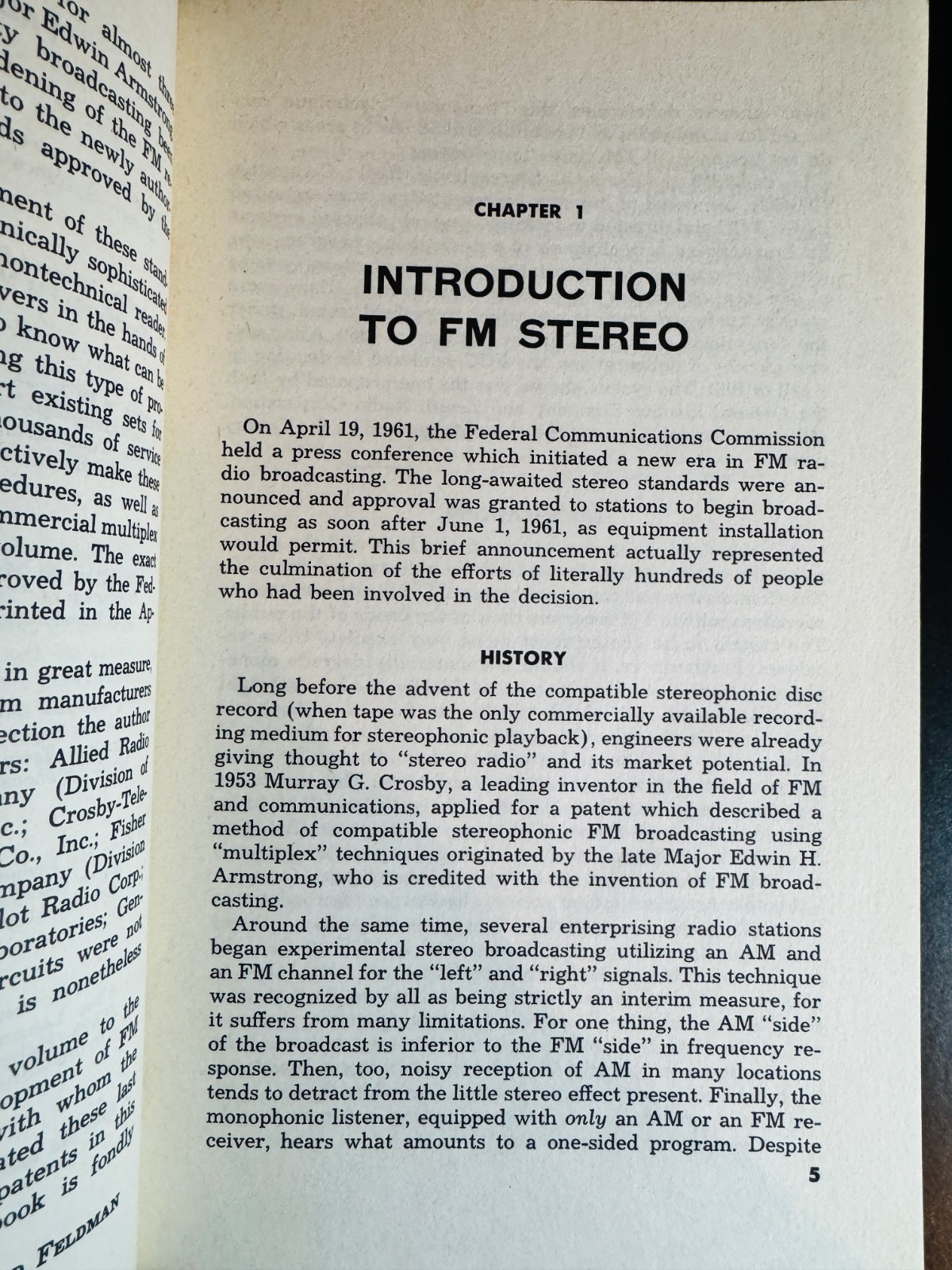 FM MULTIPLEXING FOR STEREO By Leonard Feldman, 160 Pages, 2nd Printing 1963 EX