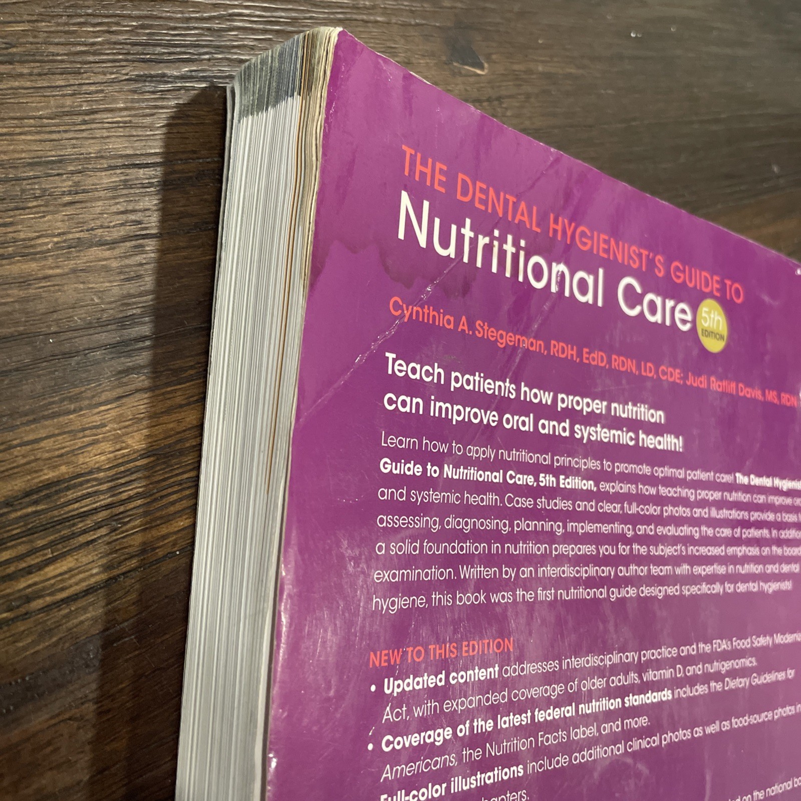 Dental Hygienist’s Guide to Nutritional Care 5th Edition – Paperback