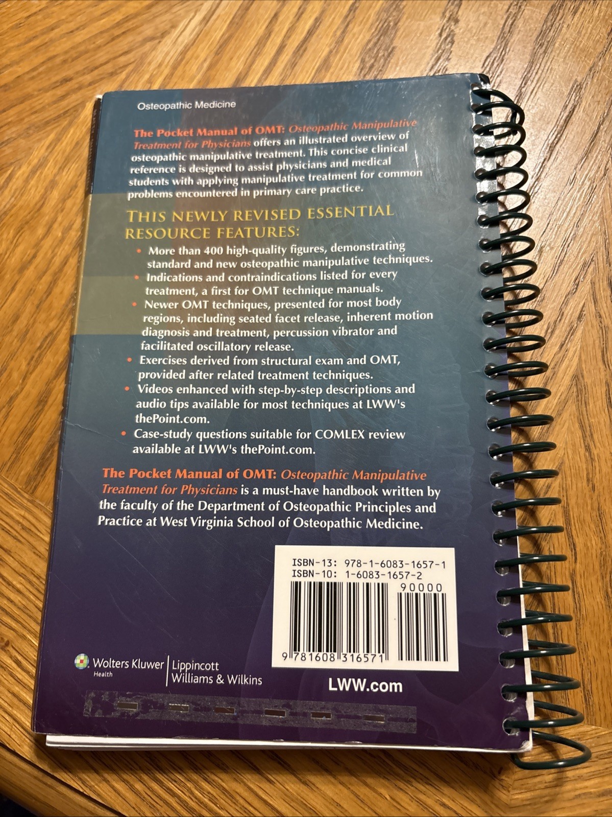 The Pocket Manual of OMT: – Spiral-bound, by David R. Essig-Beatty; – Very Good