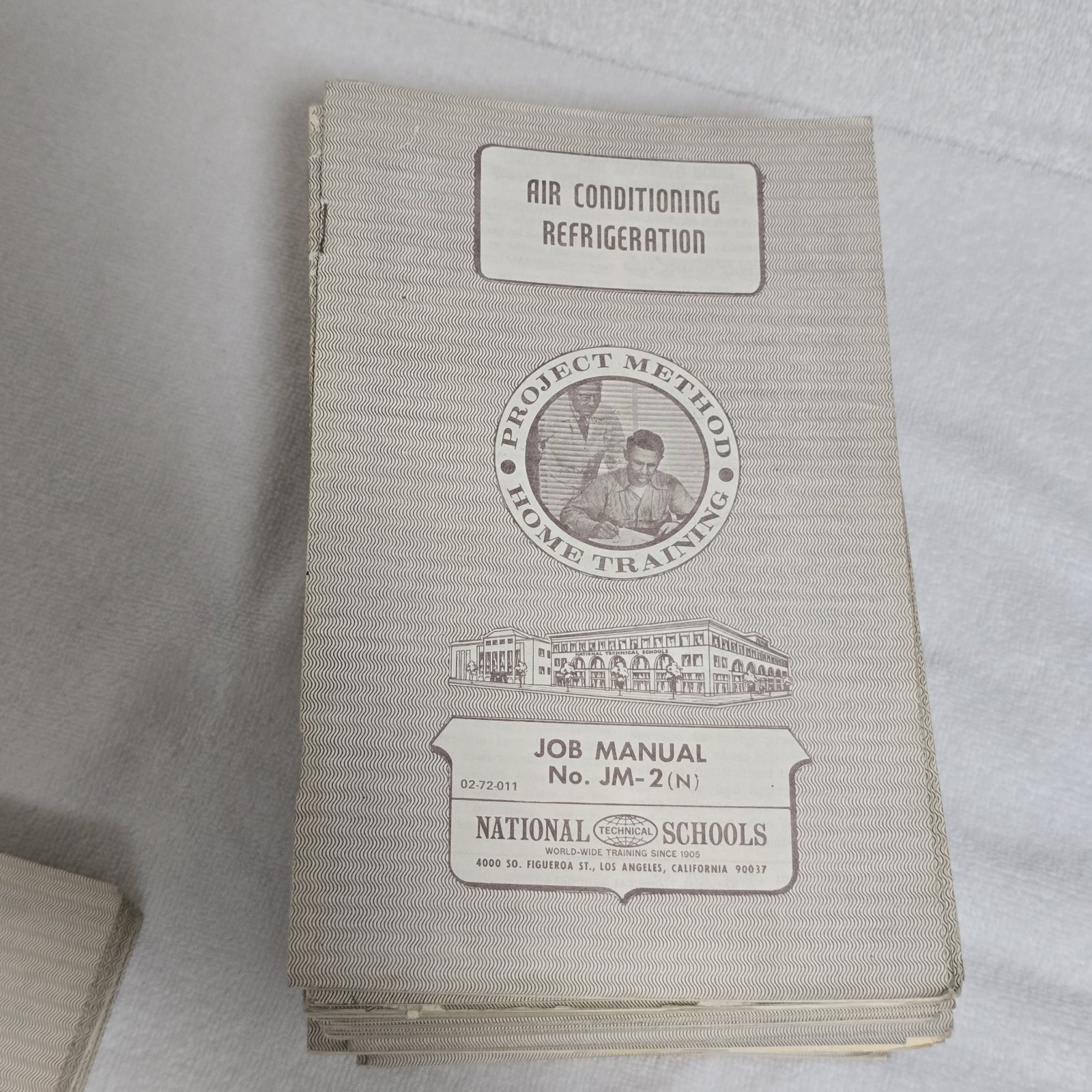 VTG National Technical Schools Air Conditioning Refrigeration HVAC Course Books