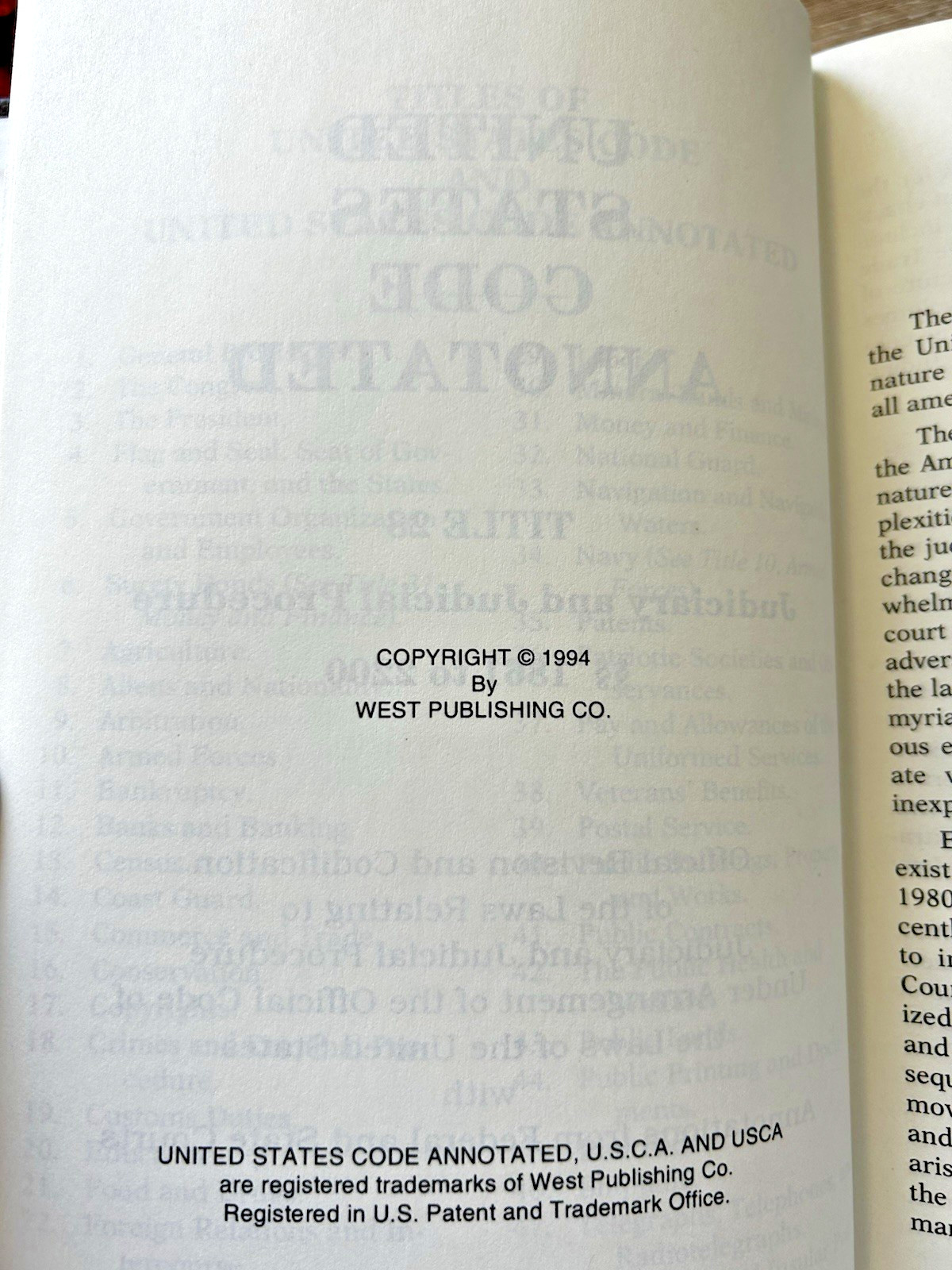United States Code Annotated Title 28 Judiciary And Judicial Procedures Book