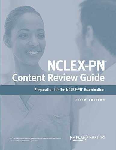 NCLEX-PN Content Review Guide (Kaplan – Paperback, by Kaplan Nursing – Very Good