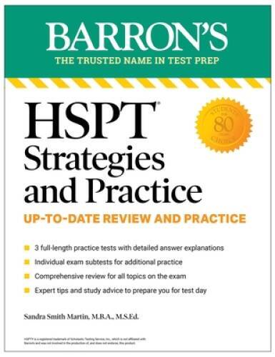 HSPT Strategies and Practice, Second Edition: 3 Practice Tests Comprehe – GOOD