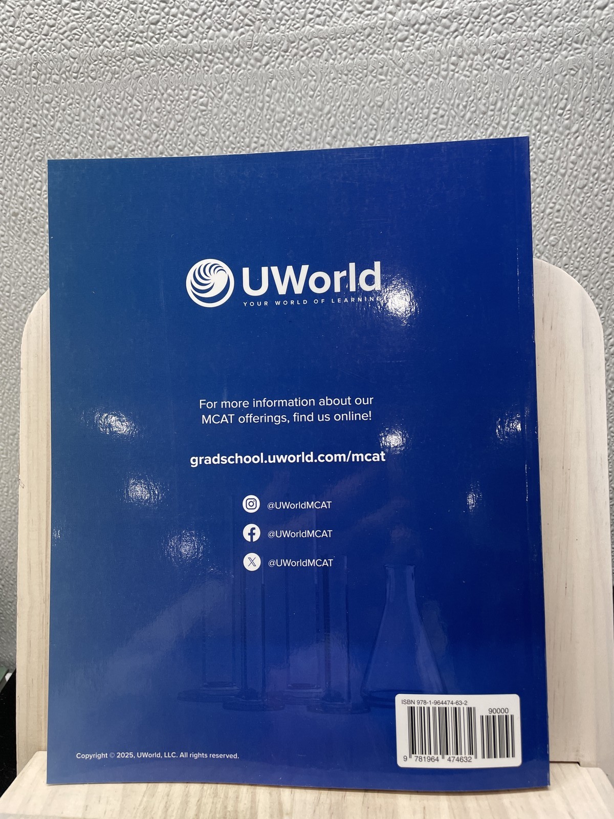 UWorld 2026-2027 MCAT Prep Books Set of 8 Books (No Digital Code) Books Only