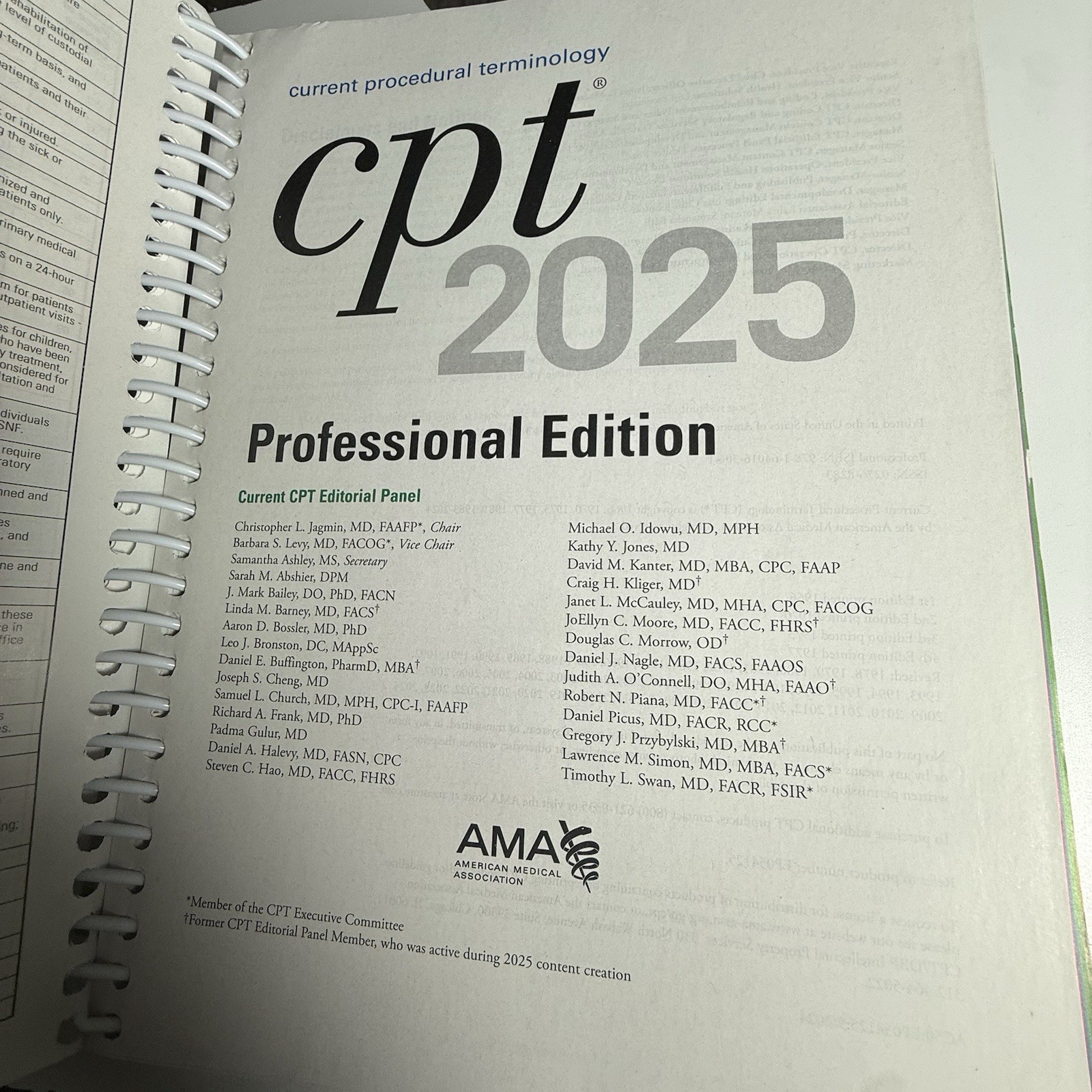 CPT Professional 2025 by American Medical Association