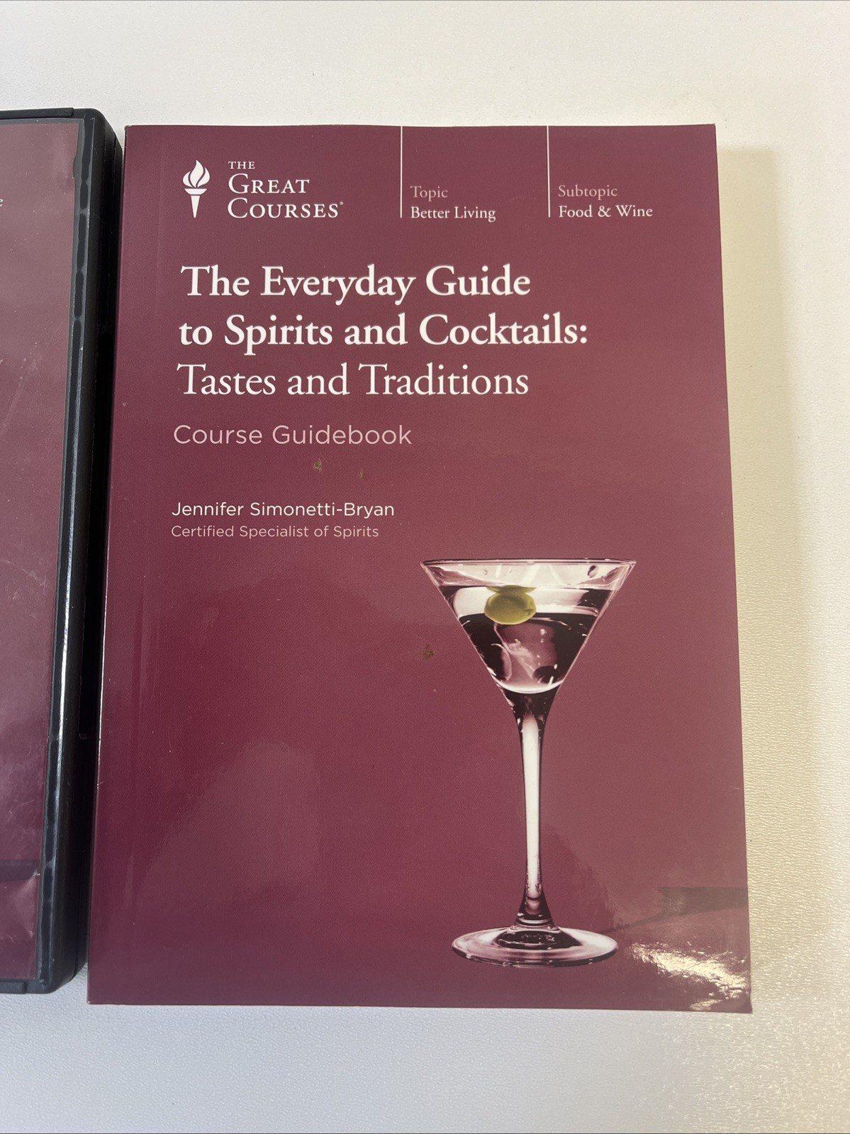 The Great Courses The Everyday Guide to Spirits and Cocktails Book and 2 DVD Set