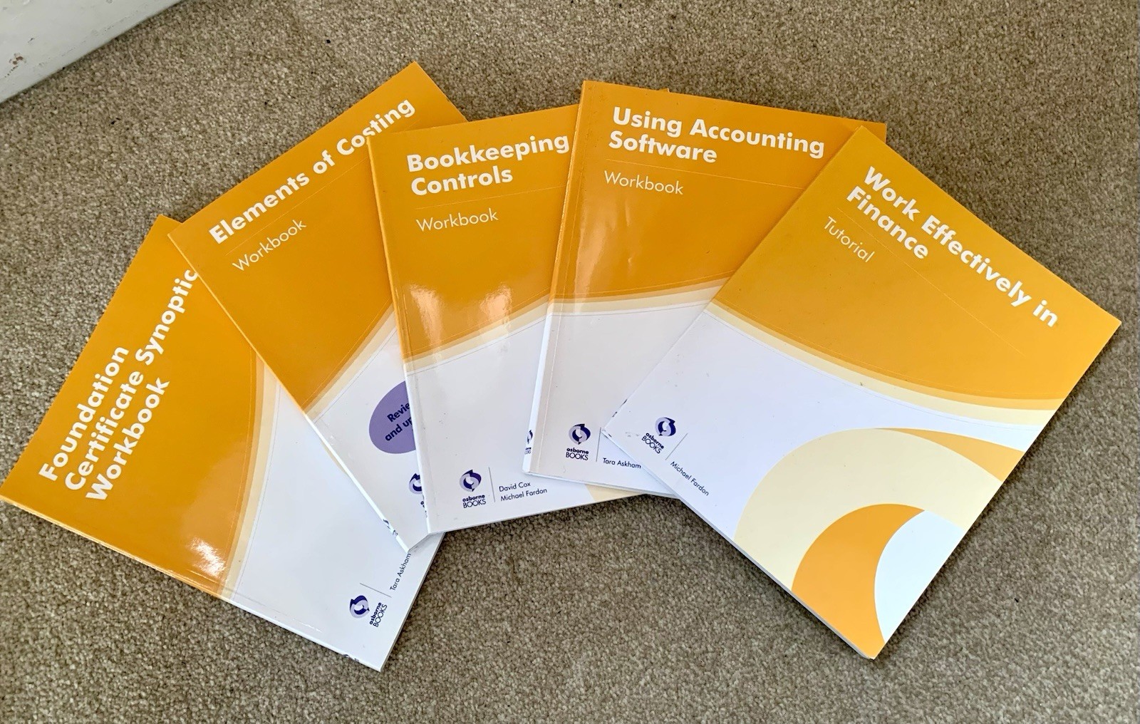 5 FOUNDATION CERTIFICATE IN ACCOUNTING WORKBOOKS IOSBOURNE BOOKS