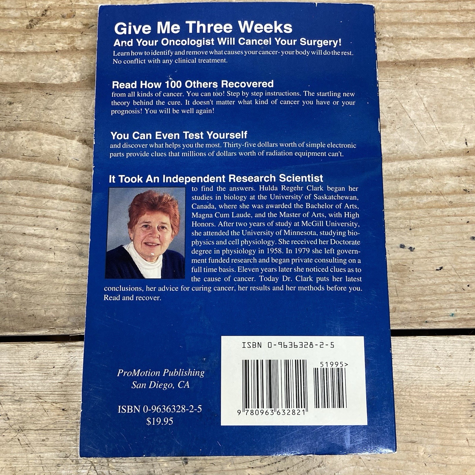 The Cure for All Cancers : With 100 Case Histories by Hulda Regehr Clark Paperba
