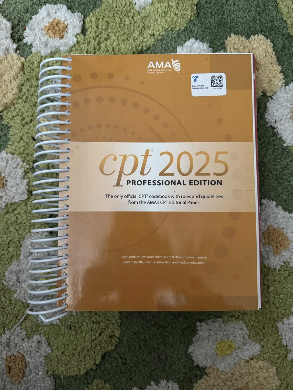 SEALED CPT Professional Edition 2025 by American Medical Association (NEW) AMA