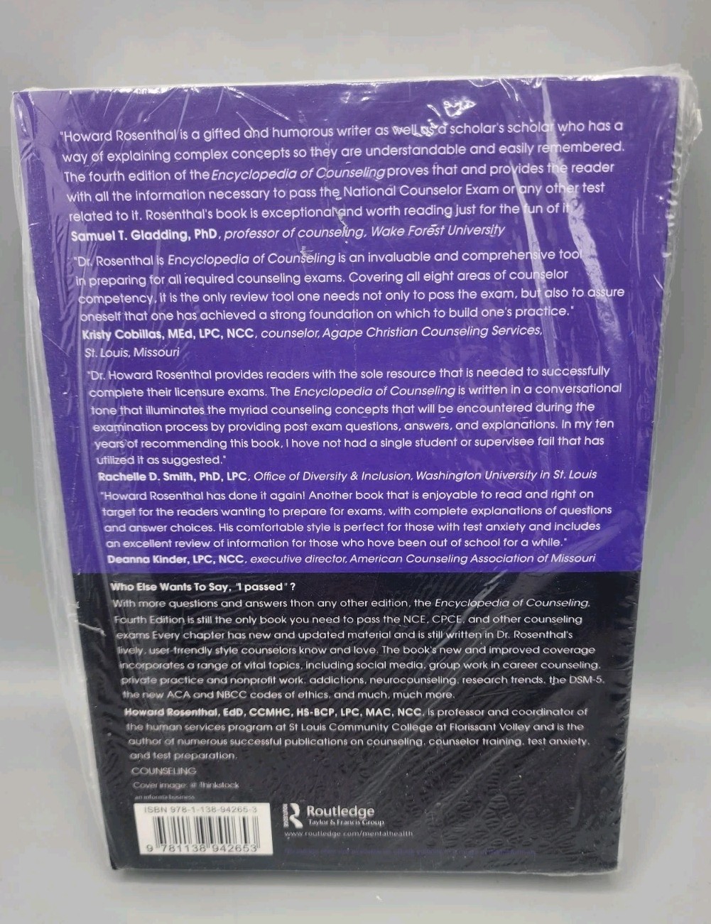 Encyclopedia of Counseling : Master Review and Tutorial 4th Edition Howard
