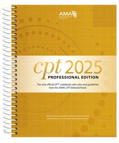 CPT Professional 2025 by American Medical Association: Used