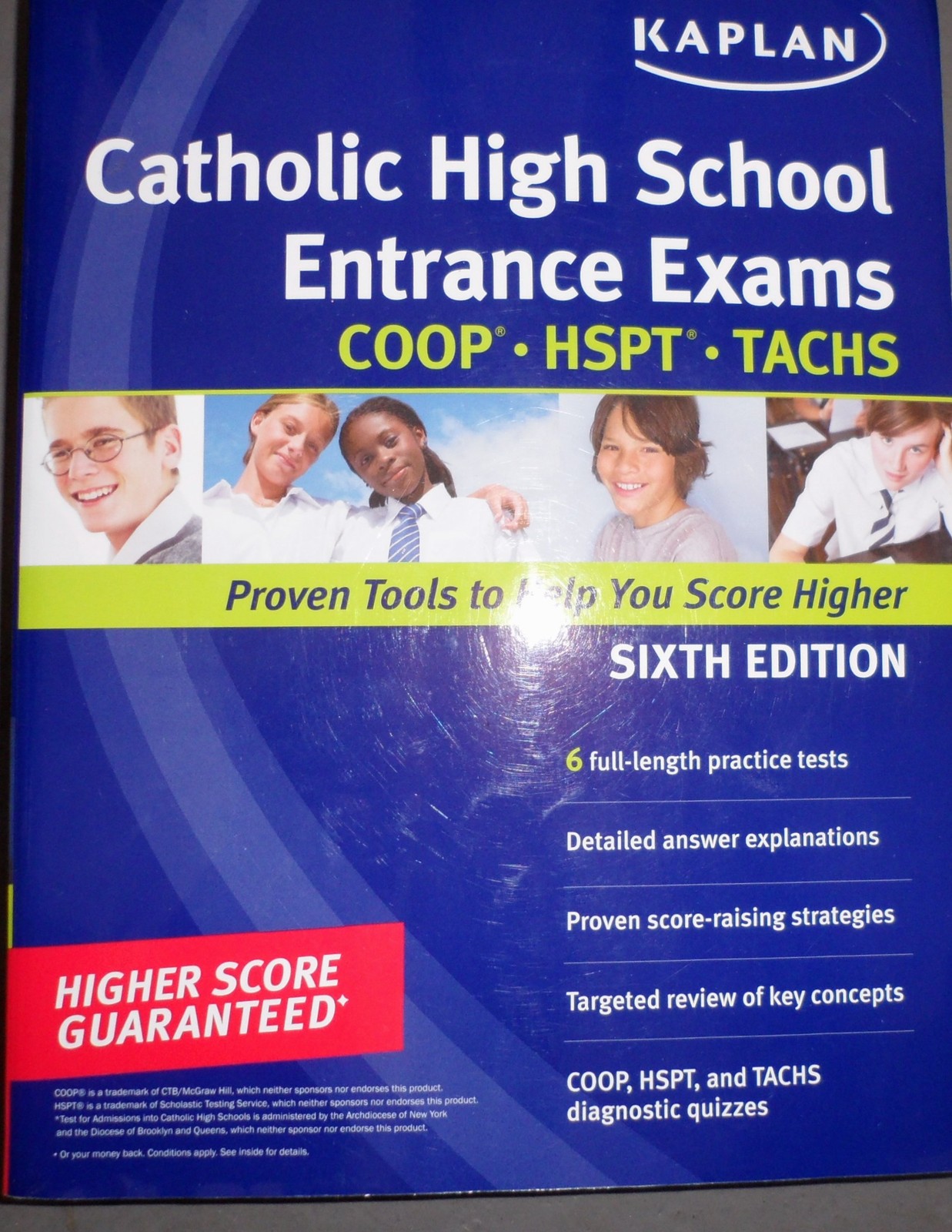 Kaplan Catholic High School Entrance Exams: COOP * HSPT * TACHS (Kaplan Test…