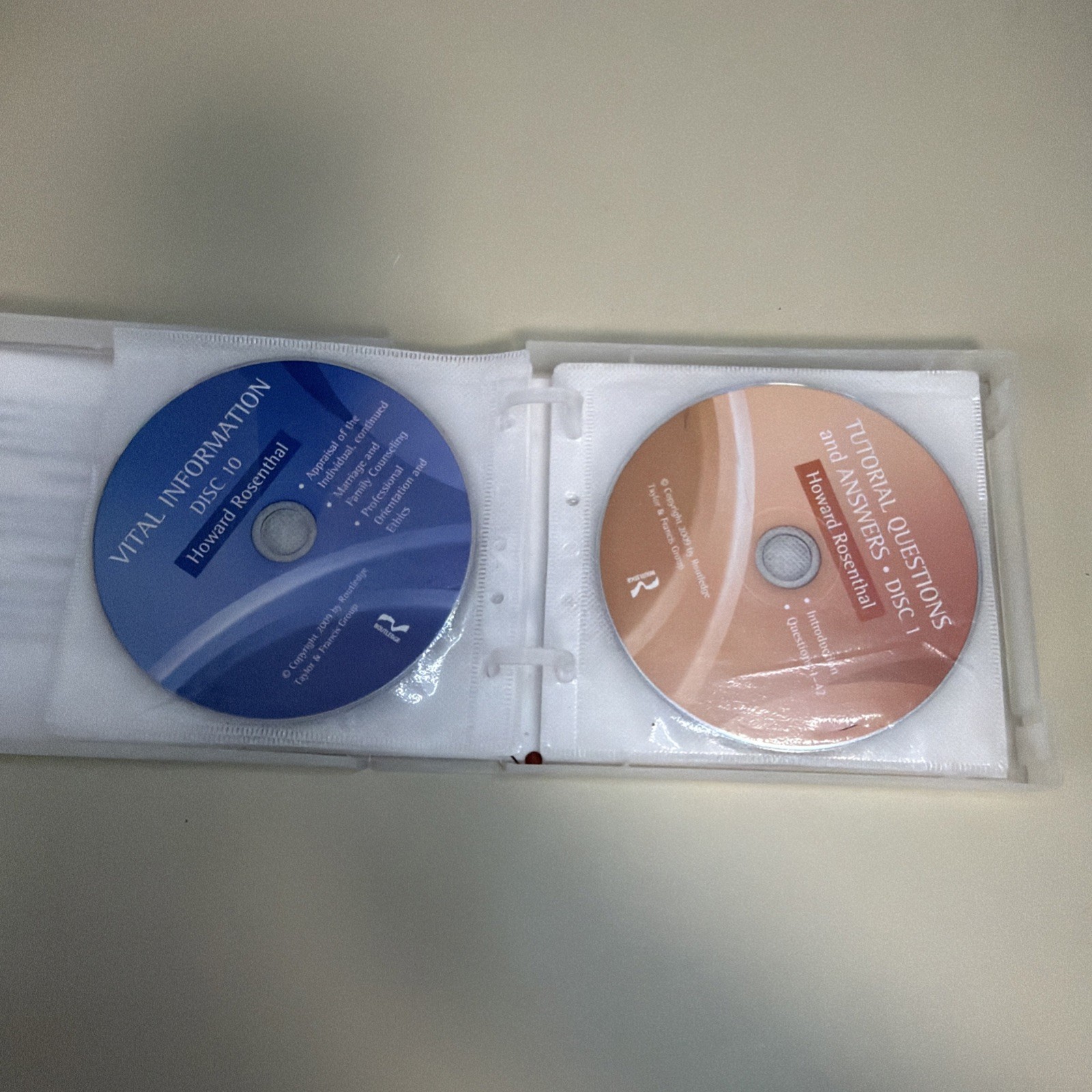CD Vital Information & Review Questions for NCE CPCE State Exam (Missing Disc 1)