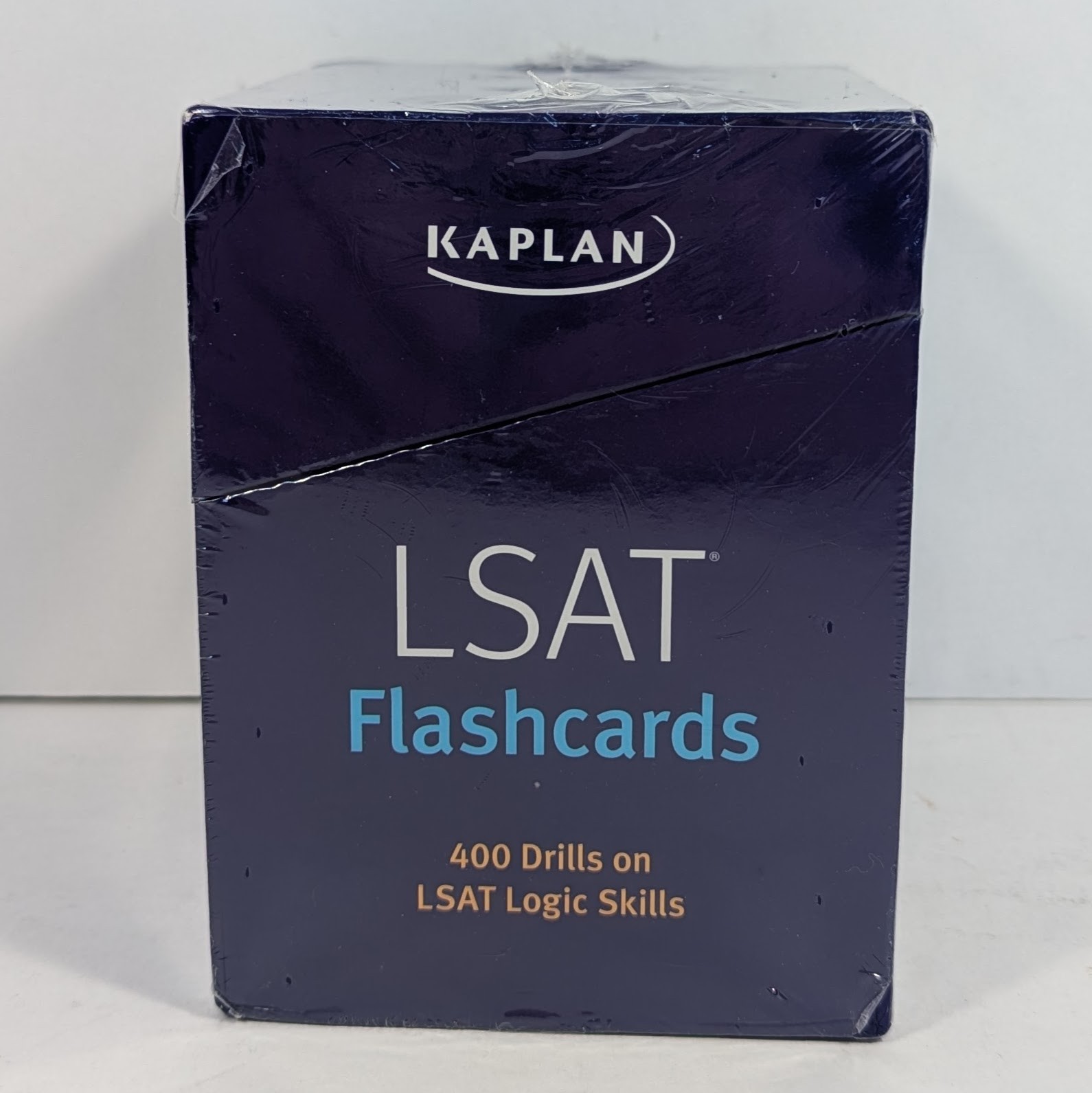 Kaplan Test Prep LSAT Prep Flashcards 400 Drills on LSAT Logic Skills Cards NIB