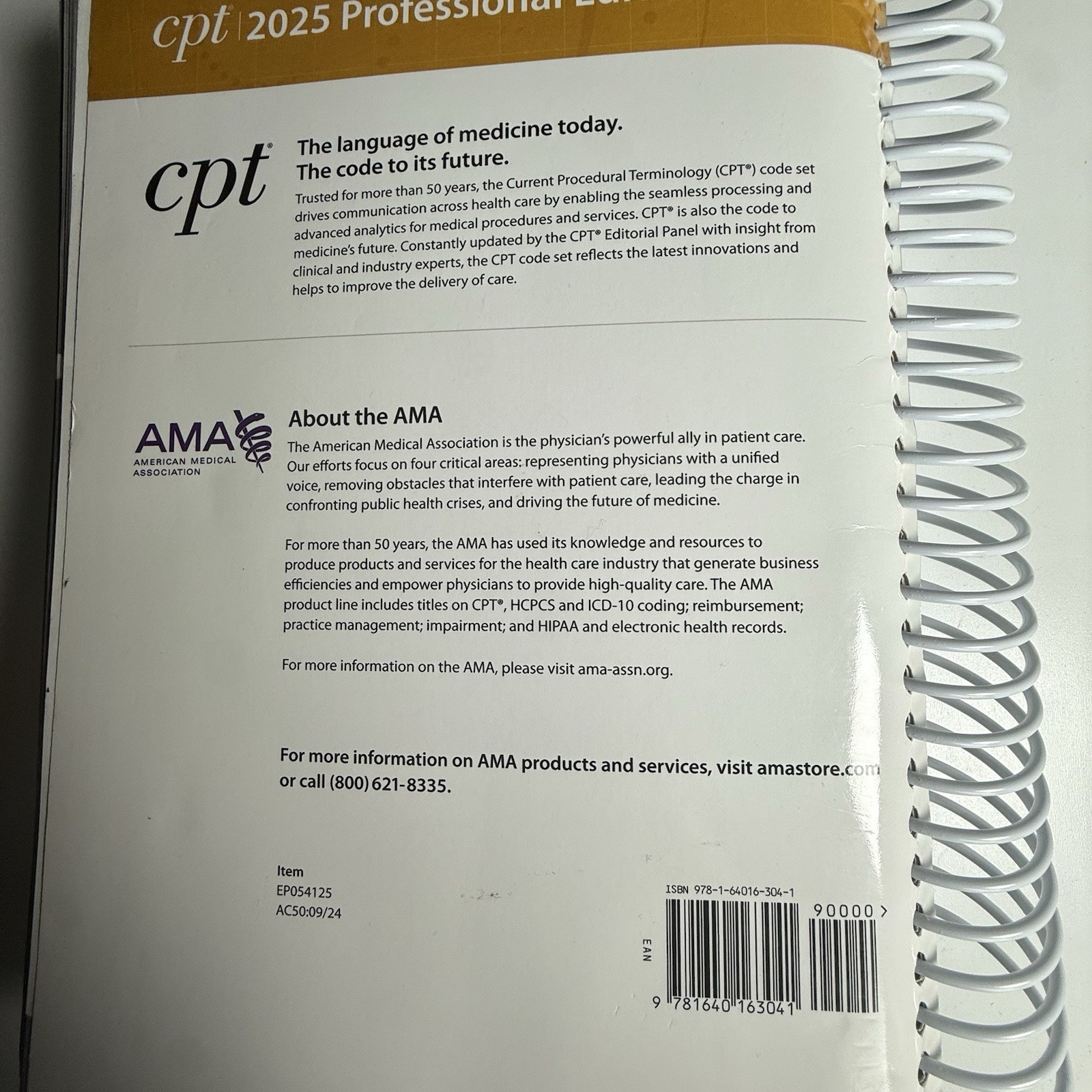 CPT Professional 2025 by American Medical Association