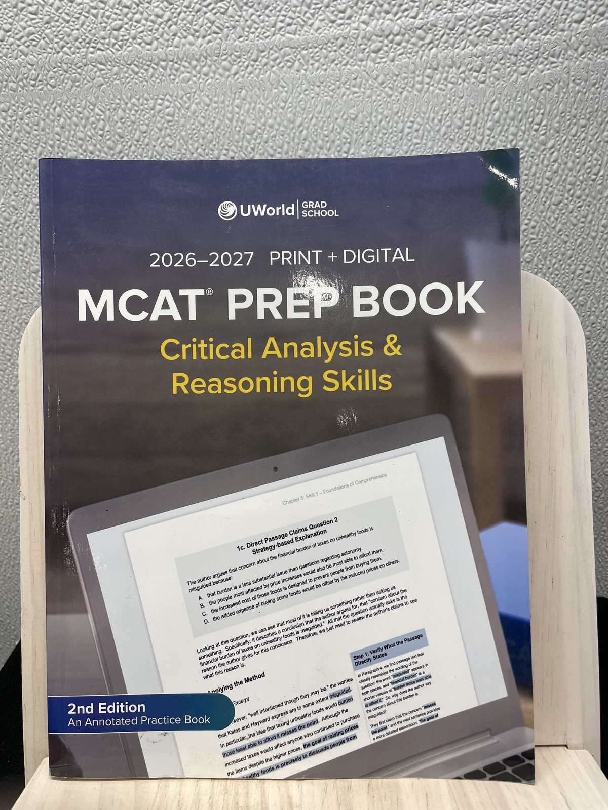 UWorld 2026-2027 MCAT Prep Books Set of 8 Books (No Digital Code) Books Only