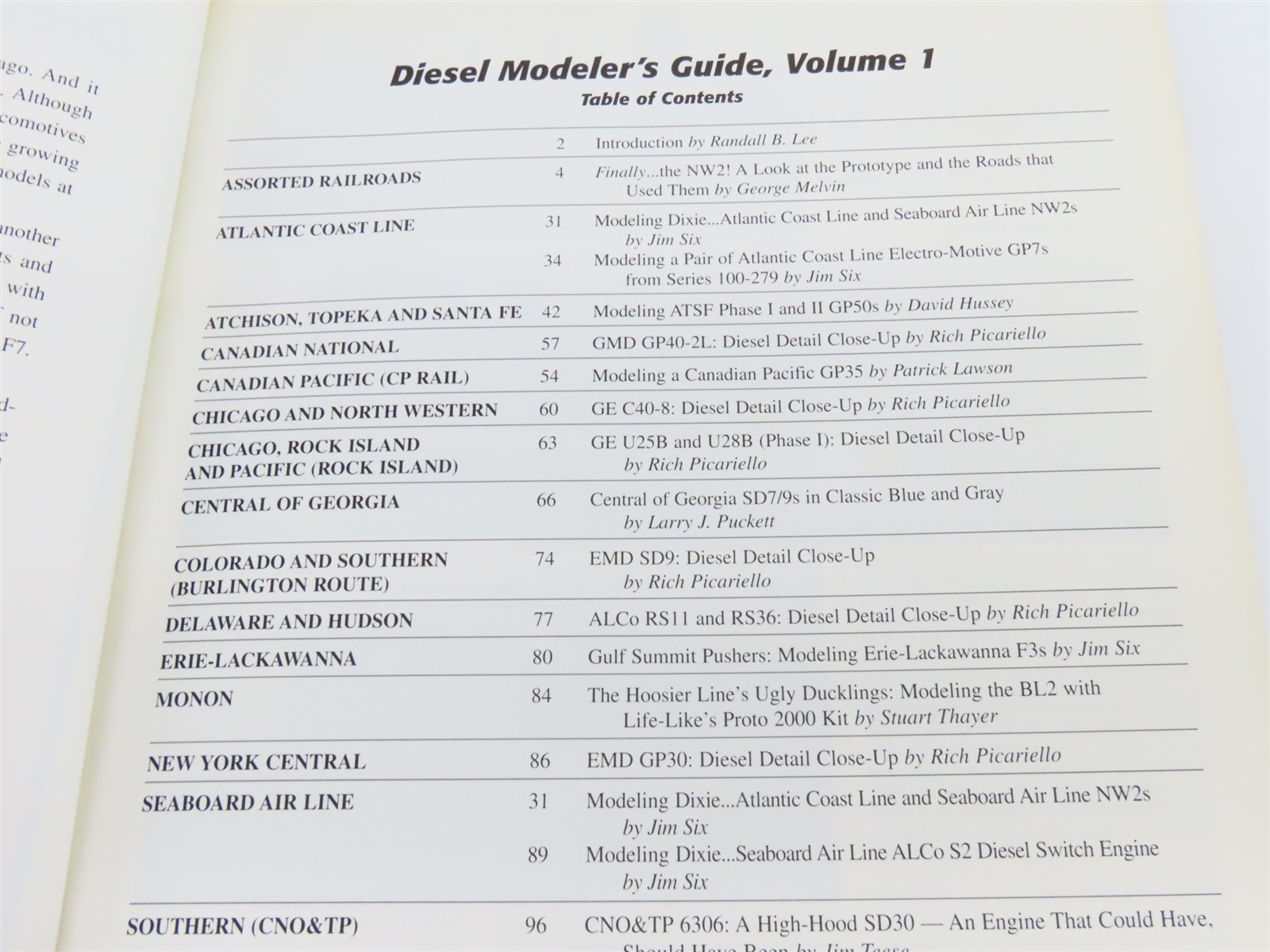 Diesel Modeler’s Guide – Vol. 1 by Randall B. Lee Â©1996 SC Book