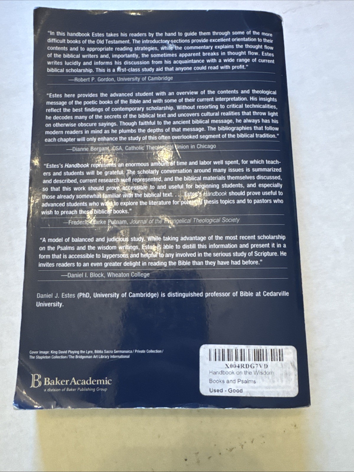Handbook on the Wisdom Books and Psalms