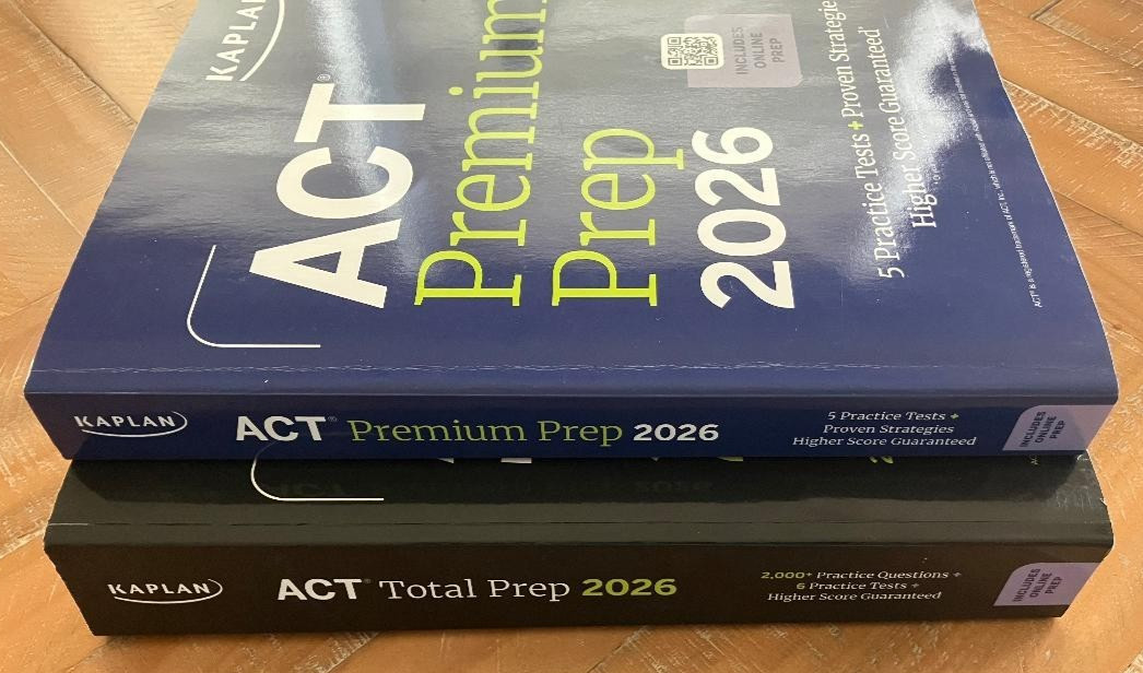 KAPLAN ACT Total Prep 2026 & ACT Premium Prep 2026 new – never used