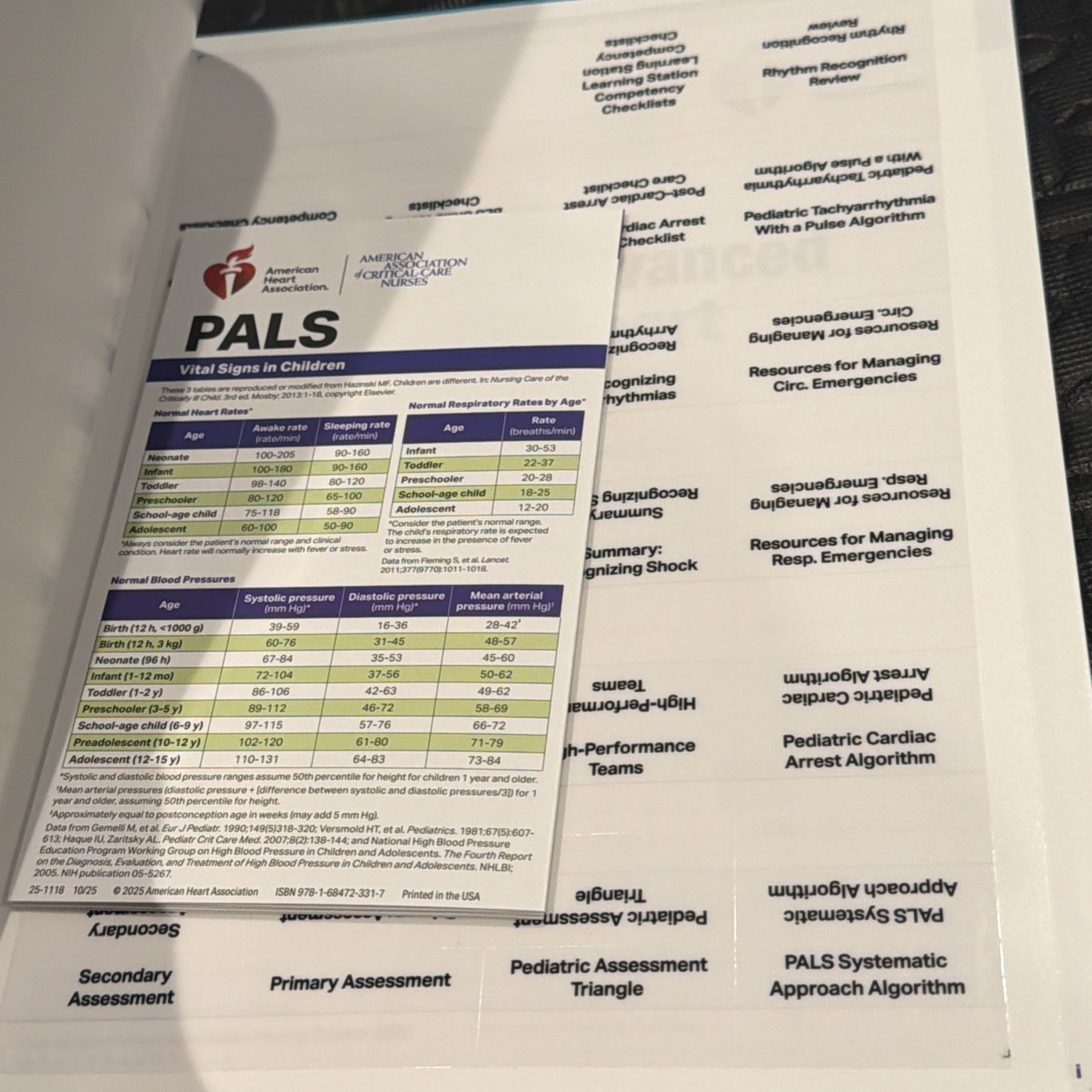 NEW!! 2025 PALS Pediatric Advanced Life Support Provider Manual- American Heart