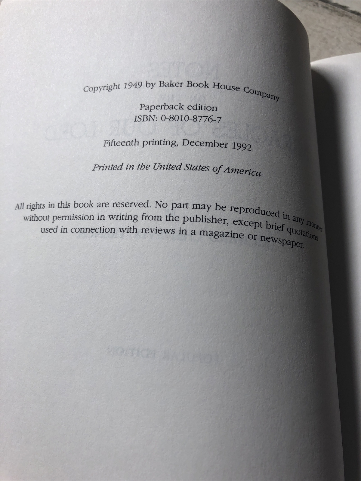 Notes on the Miracles of Our Lord Best seller Paperback