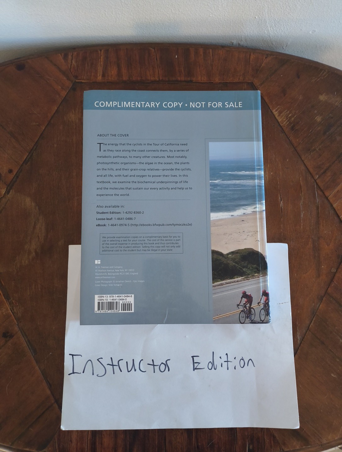 Instructor Edition: Biochemistry: a Short Course by John L. Tymoczko