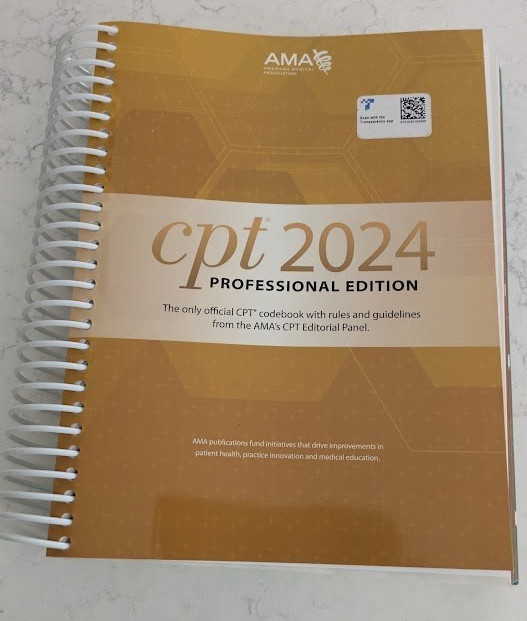 CPT Professional Edition 2024 – Spiral Bound AMA American Medical Association