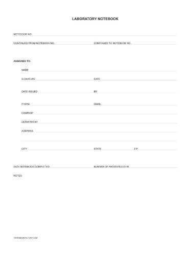 Black Laboratory Notebook – 96 Pages (.25” Grid Format), 8 7/8” x 11 1/4”,…