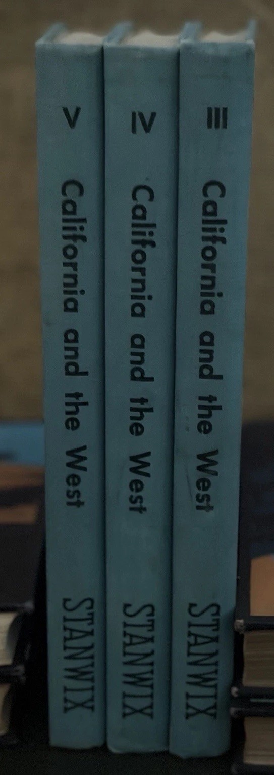 📚 California and the West Large Type Edition Vol III-V State Series Geography