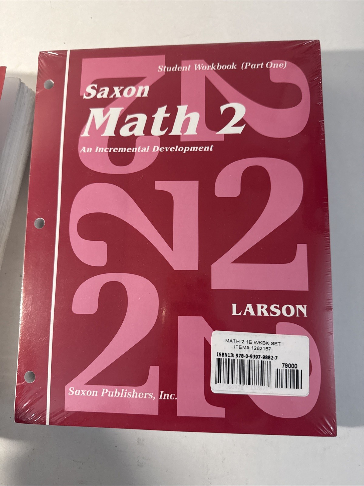 SAXON Math HOMESCOOL 2, Larson, 2nd GRADE, Teachers Edition, Workbooks, & Flash✅
