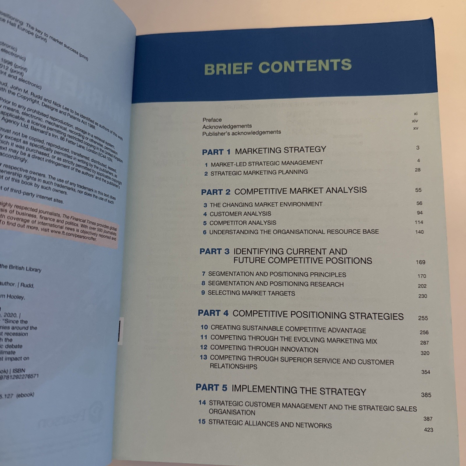 Marketing Strategy and Competitive Positioning, 7th Edition – Hooley, Graham