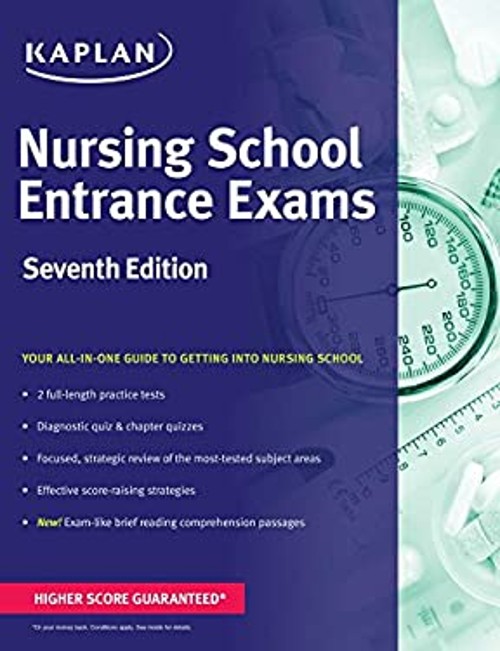 Nursing School Entrance Exams Paperback Kaplan Nursing Firm Staff