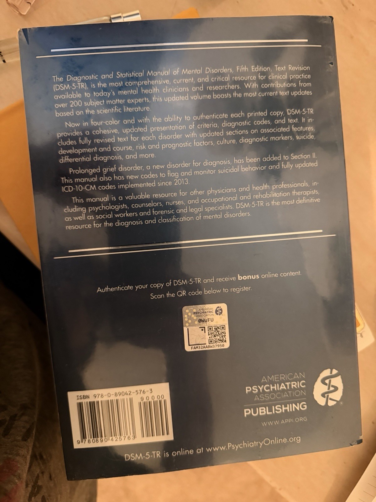 Diagnostic and Statistical Manual of Mental Disorders DSM-5-TR™
