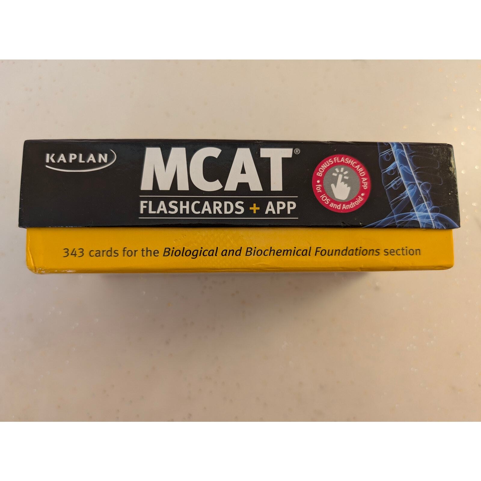 NIB Kaplan MCAT Flashcards 3rd Edition 3000 Cards Unsealed 2015 Test Prep