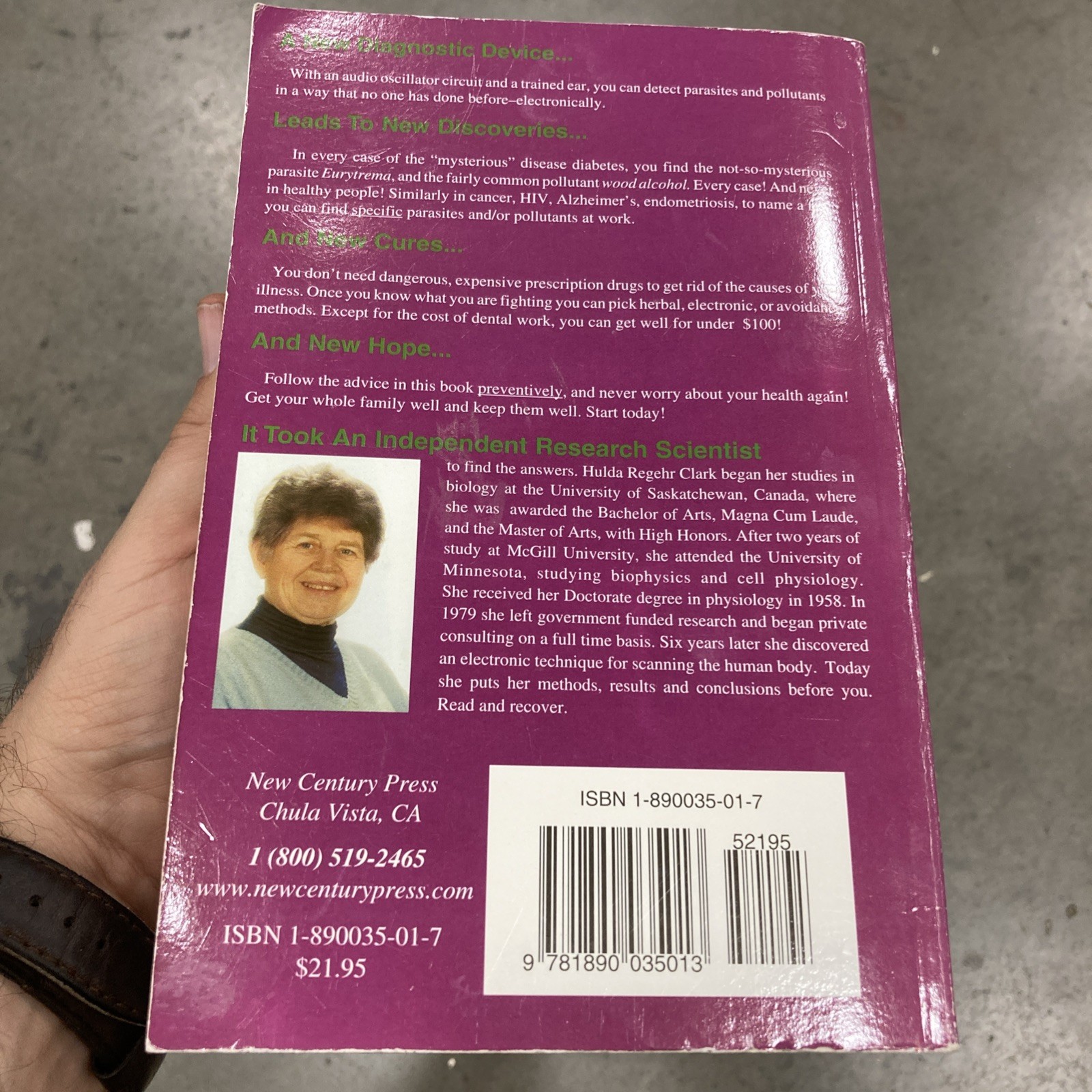 Cure for All Diseases : With Many Case Histories by Hulda Regehr Clark (1995,…