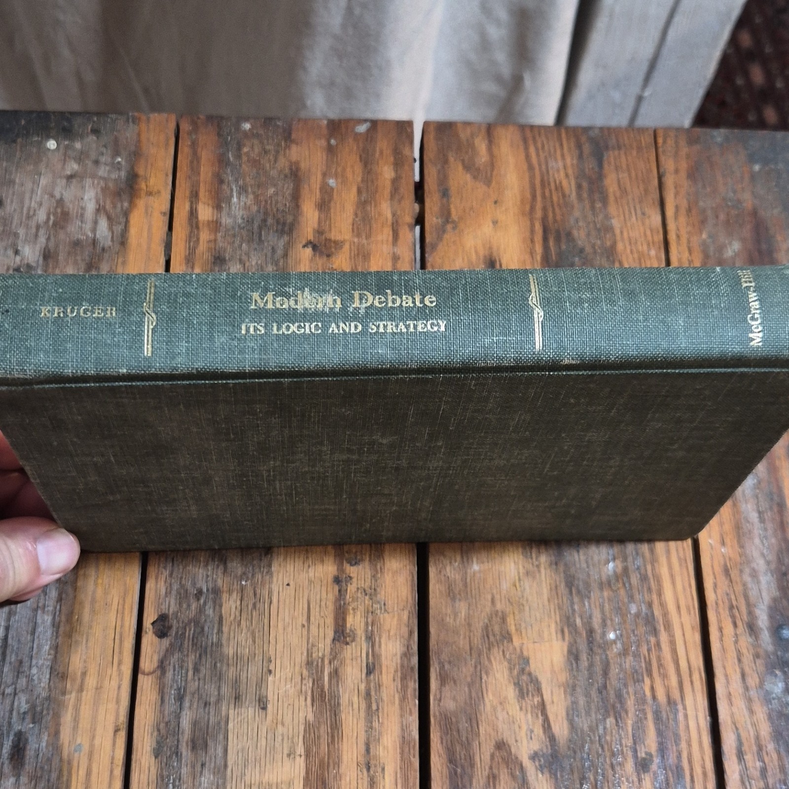 Modern Debate: Its Logic and Strategy by Kruger McGraw-Hill 1960 Hardcover